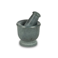 ROCK MORTER AND PESTLE GRANITE GREY