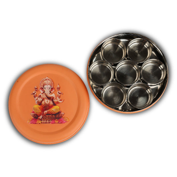 Stainless Steel Pooja Box Ganraj