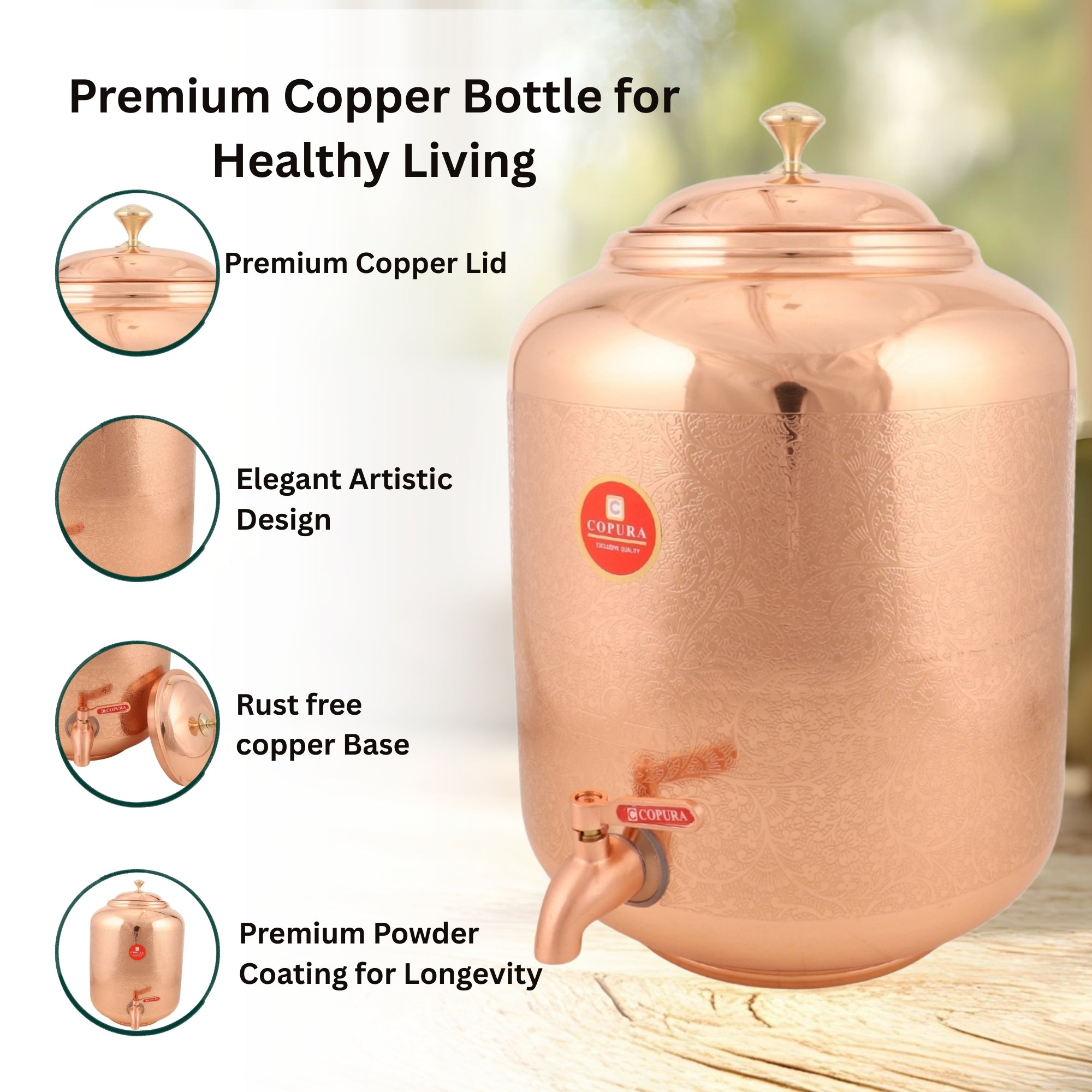 SAGAR HAMMER COPPER MATKA