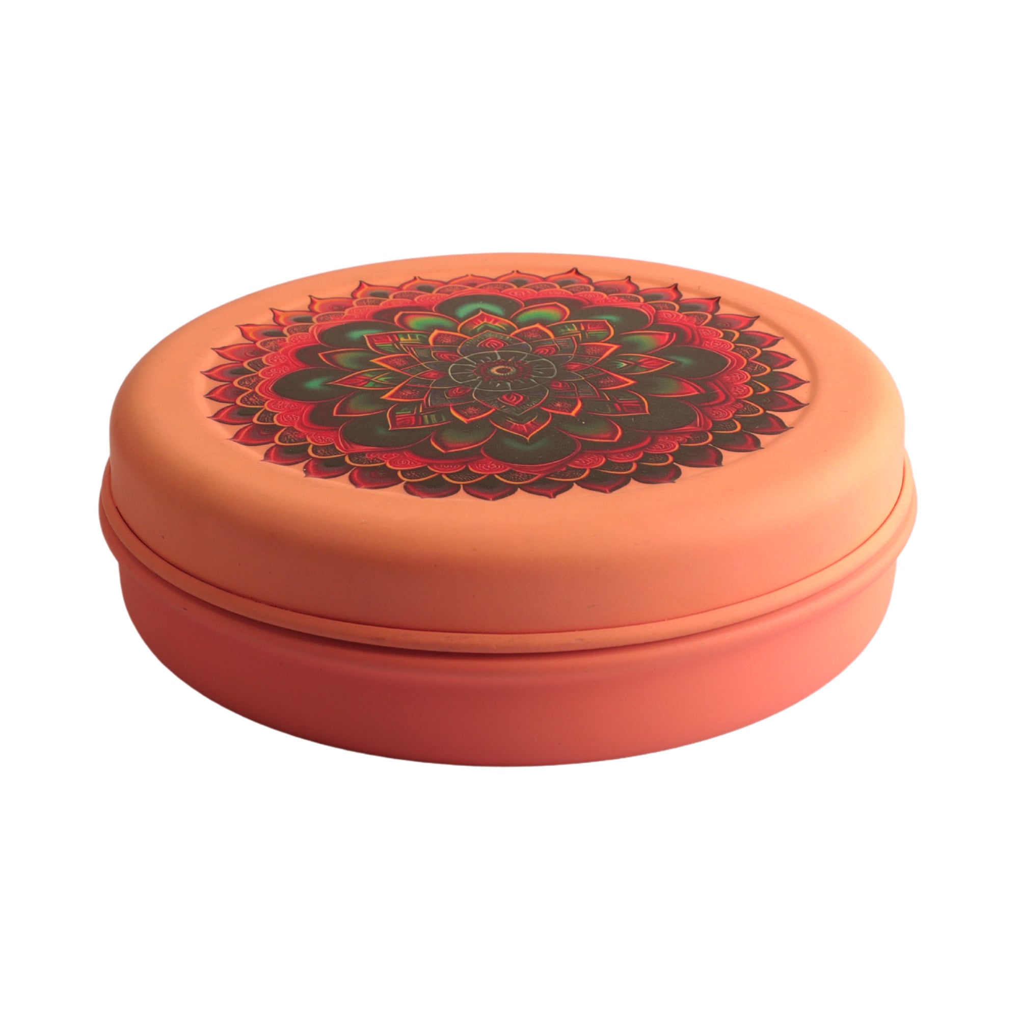 Stainless Steel Pooja Box Mandala