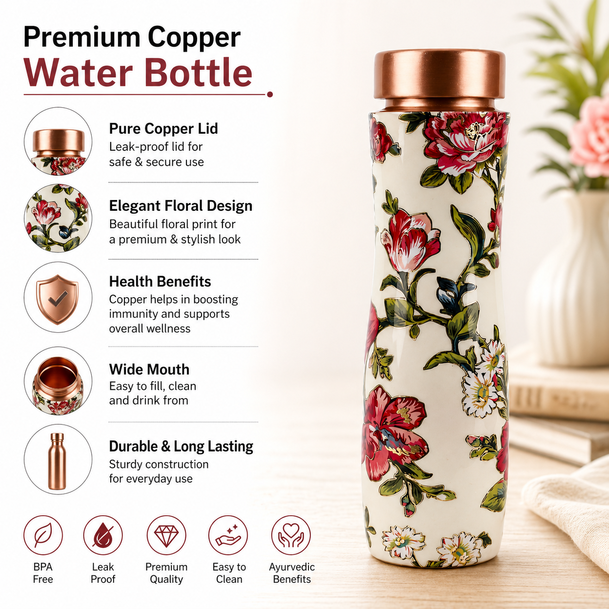 Somali Copper Bottle