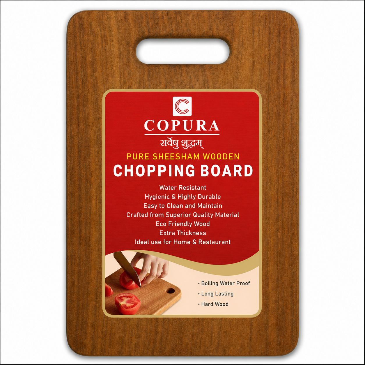 PURE SHEESHAM WOODEN CHOPPING BOARD