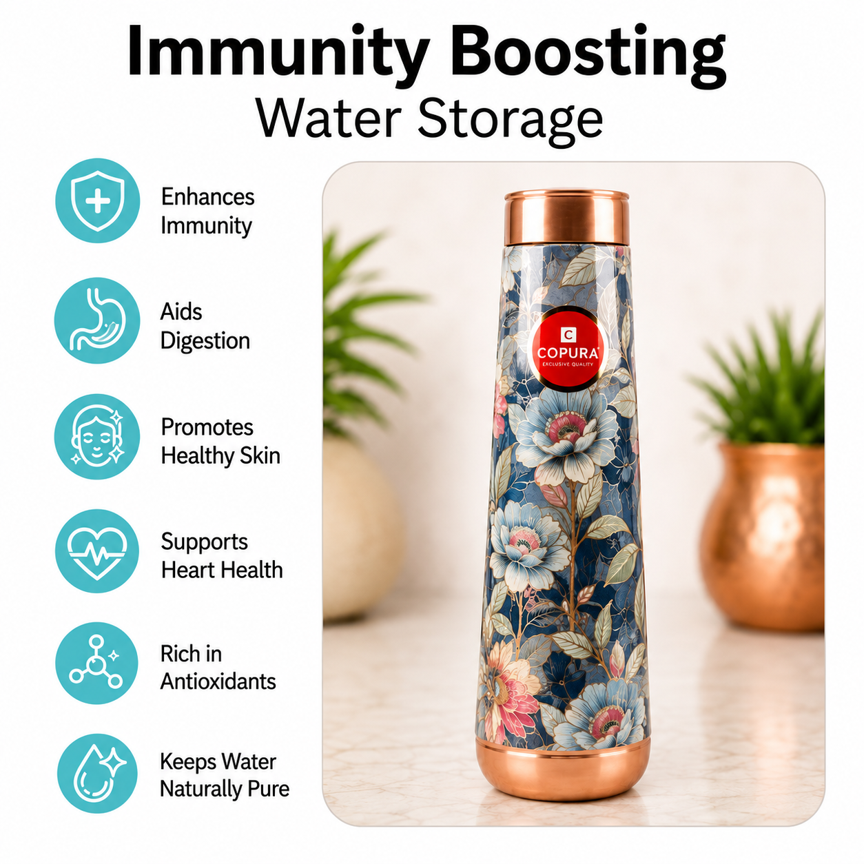 Ayush Copper Bottle