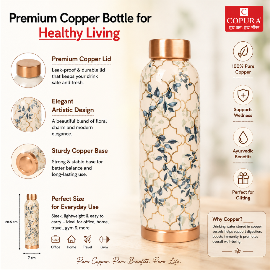 Rudra Copper Bottle