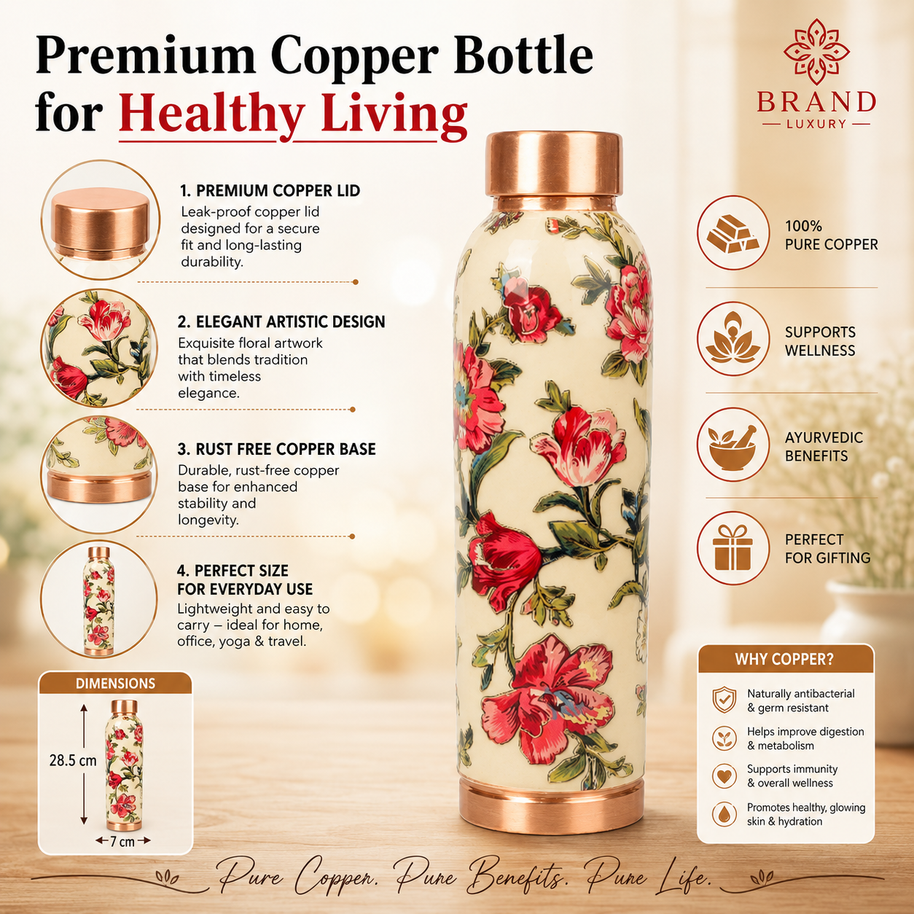 Rudra Copper Bottle