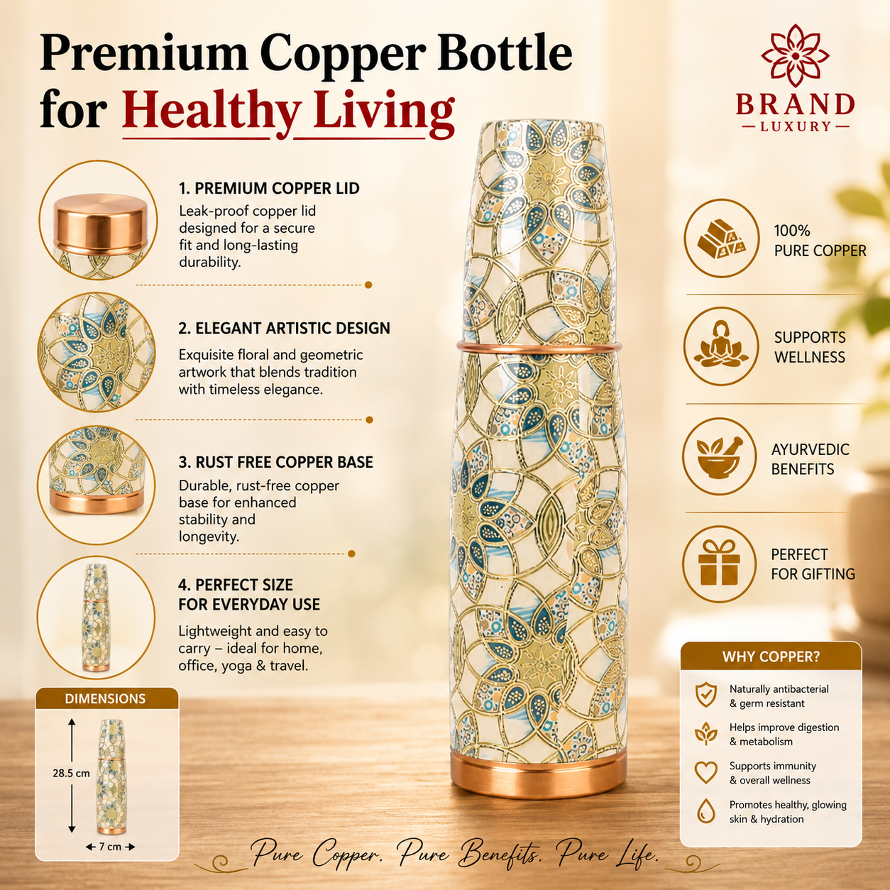 Neer Copper Bottle