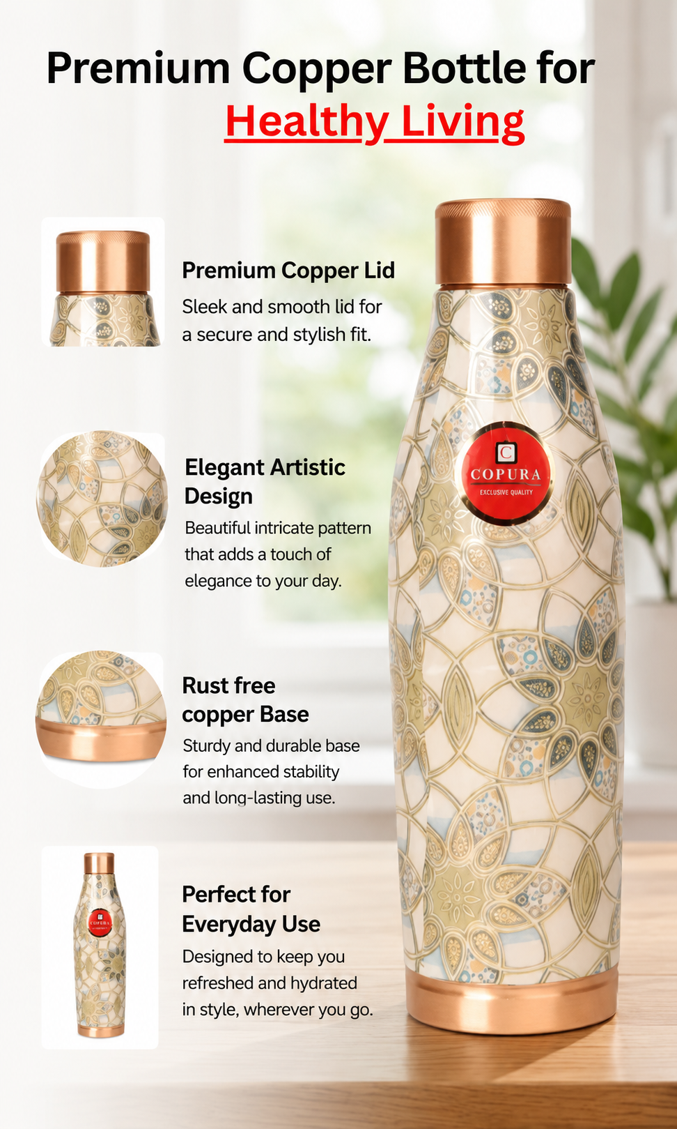 Prithvi Copper Bottle