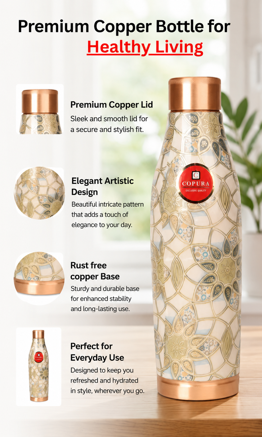 Prithvi Copper Bottle