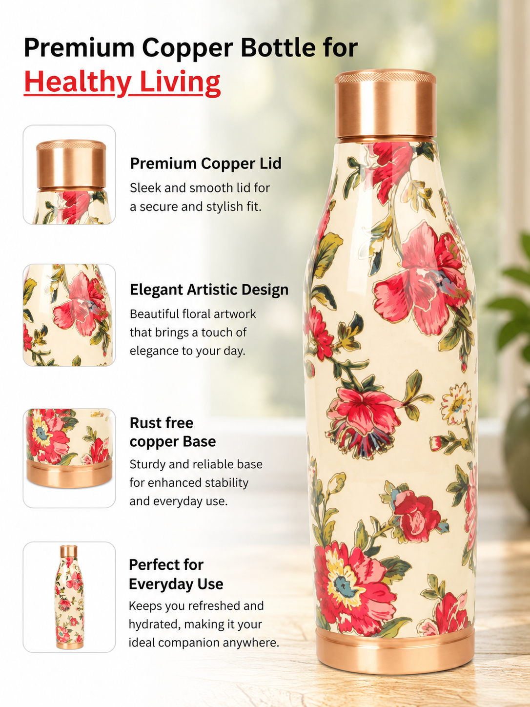Prithvi Copper Bottle