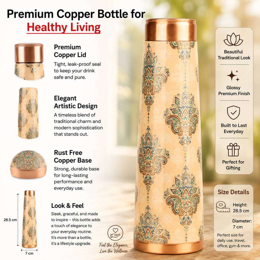 Ayush Copper Bottle