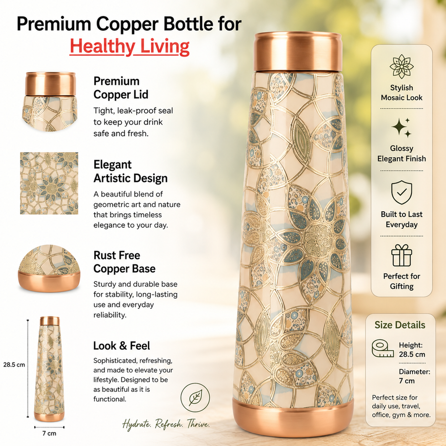 Ayush Copper Bottle