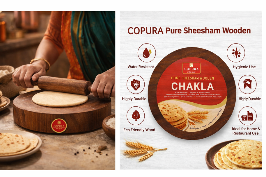 PURE SHEESHAM WOODEN CHAKLA
