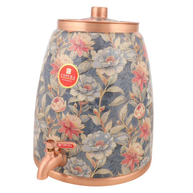 JALDHARA BLUE LOTUS COPPER MATKA