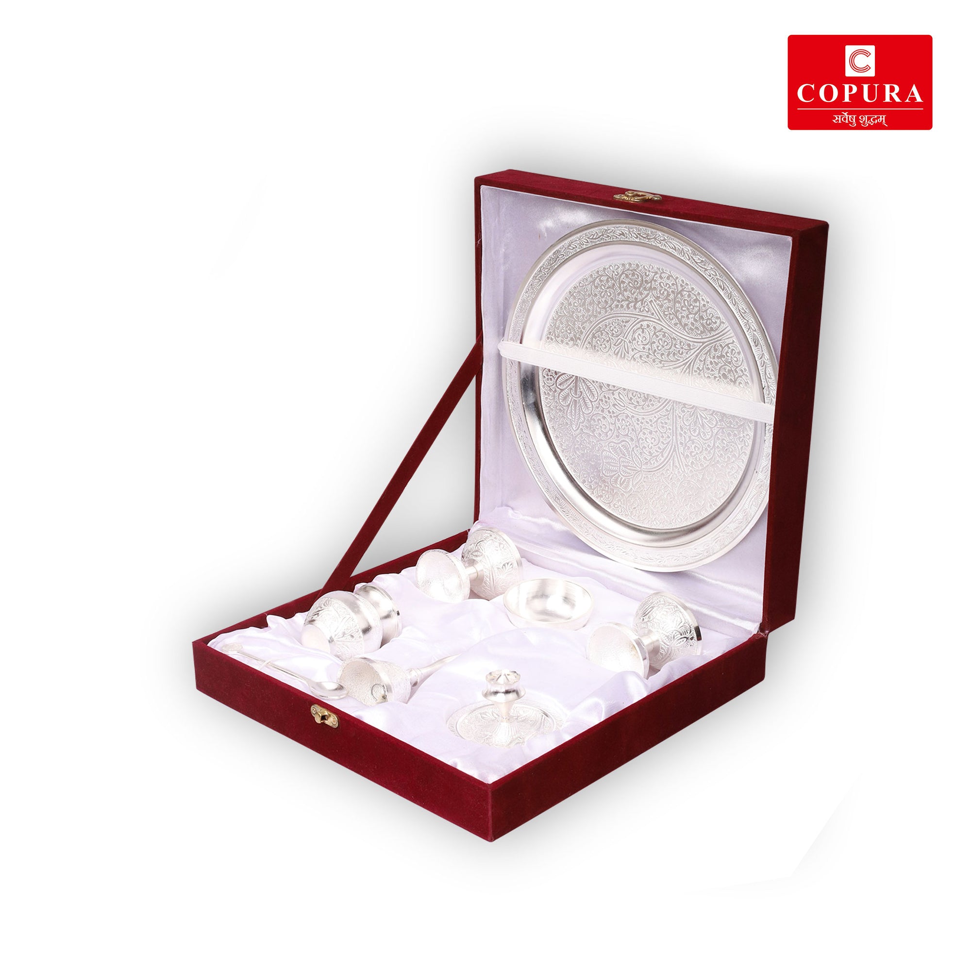 Silver Pooja Box