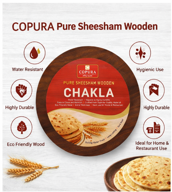 PURE SHEESHAM WOODEN CHAKLA