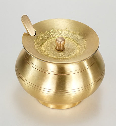 Shine Carving Ghee Pot