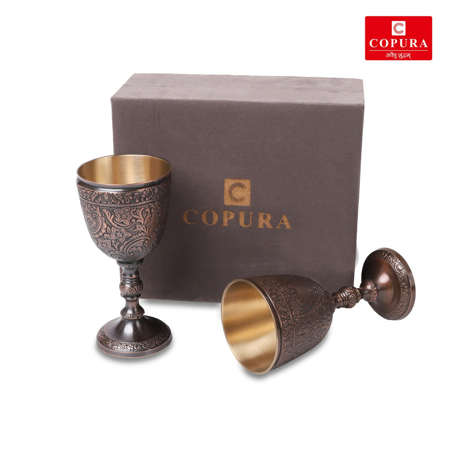 Antique Goblet Set of 2