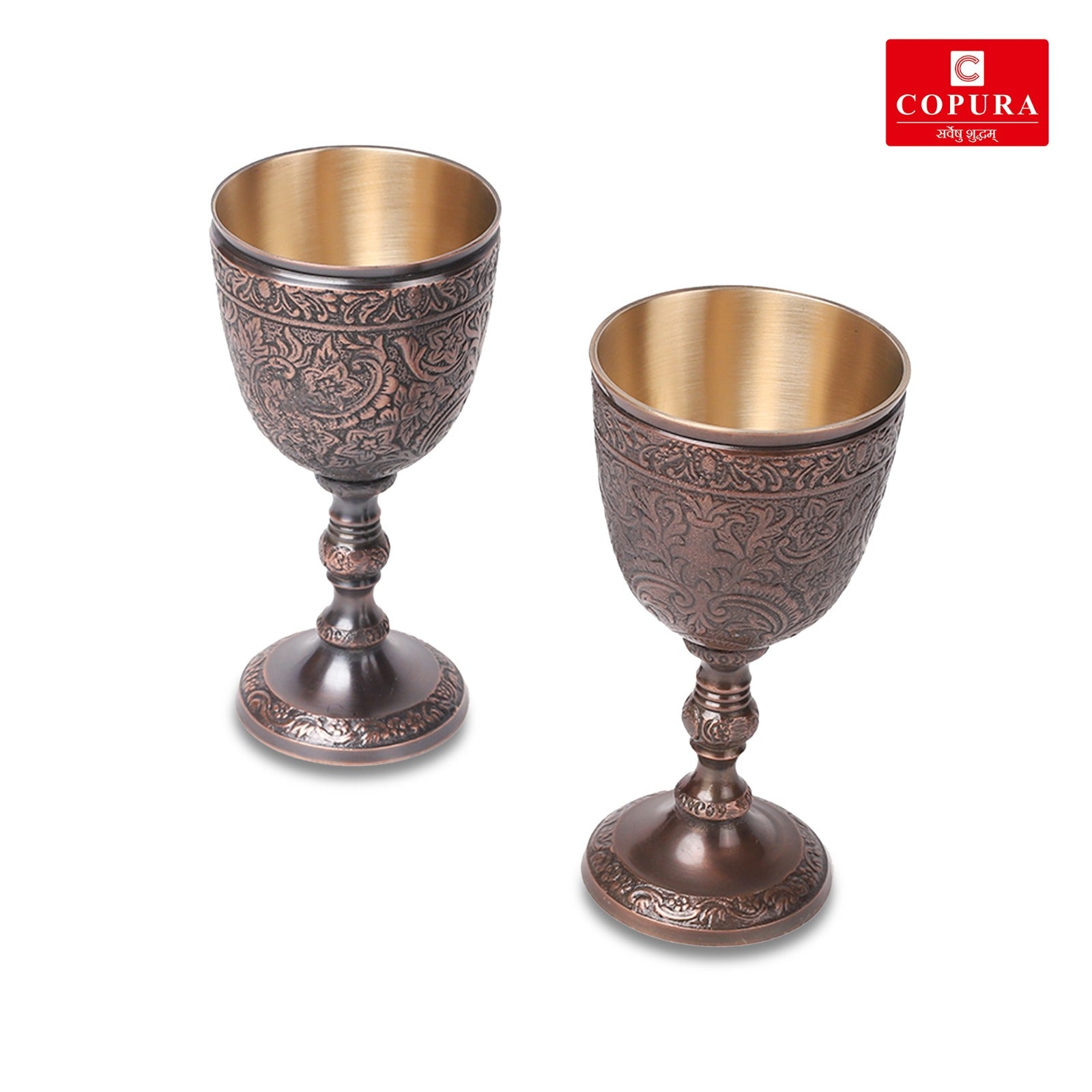 Antique Goblet Set of 2
