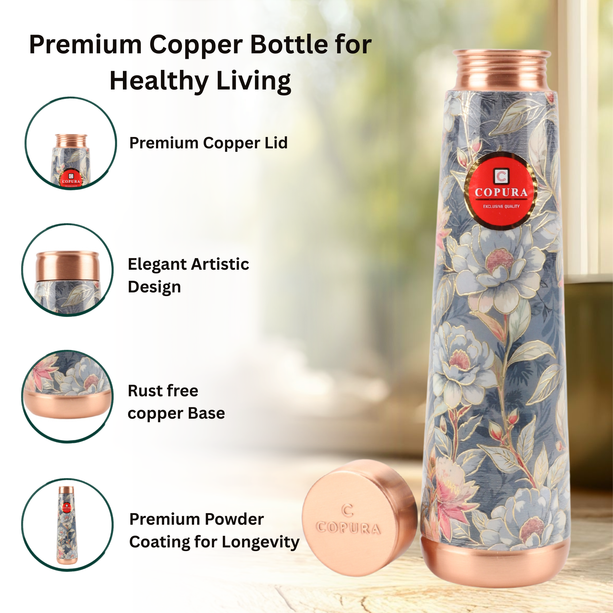 Ayush Copper Bottle