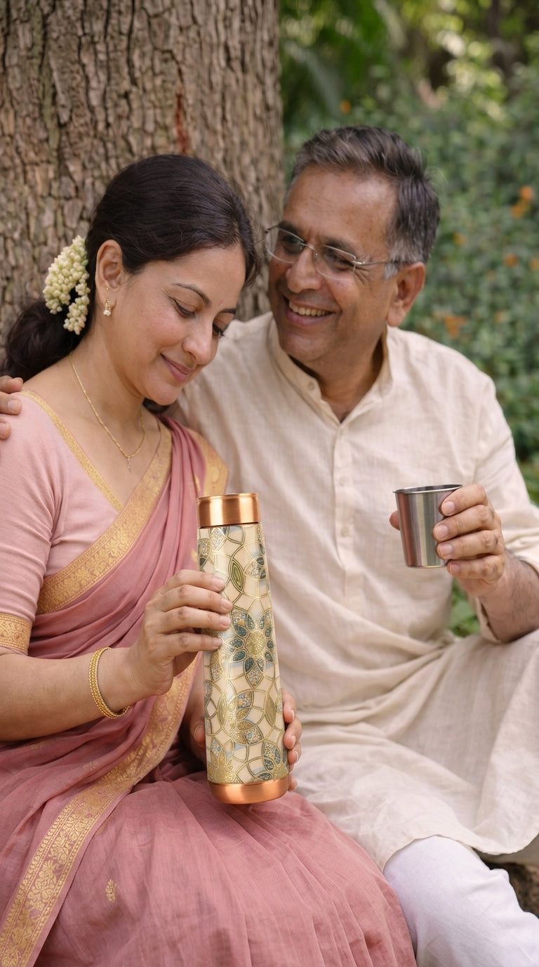 Ayush Copper Bottle