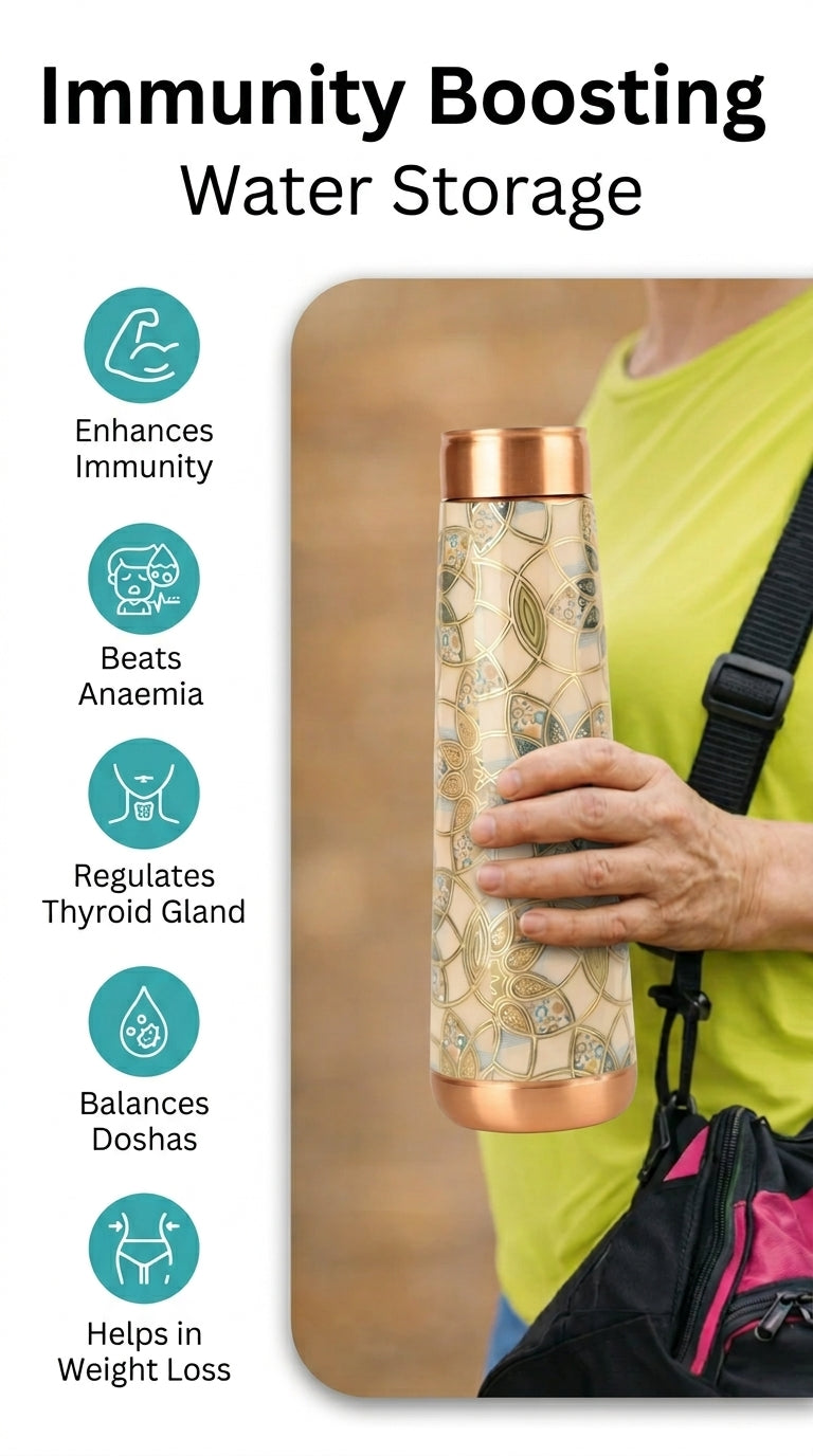 Ayush Copper Bottle