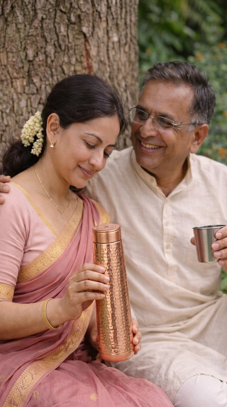 Ayush Copper Bottle